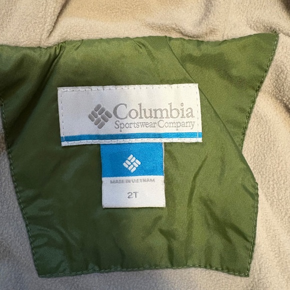 Columbia Toddler Boy Hooded Rain Jacket - size 2T - black and green - Picture 4 of 6